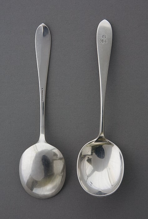 Twelve Cream Soup Spoons Slider Image 1